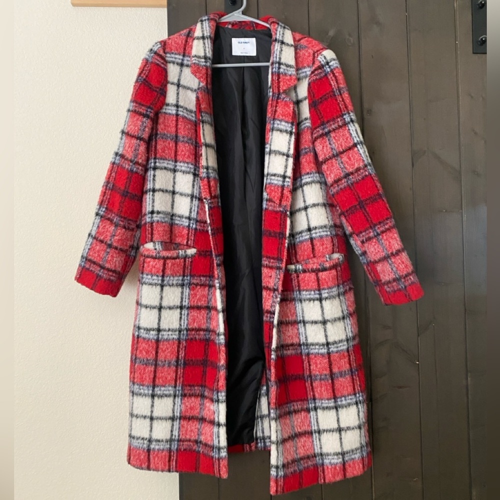 Soft Brushed Plaid Jacket